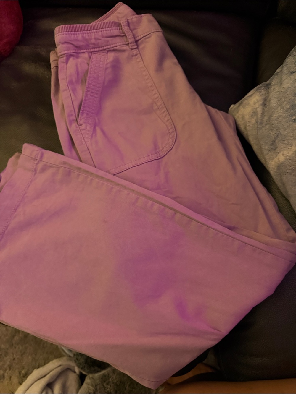 Kid’s Casual Cotton Pants - Purple